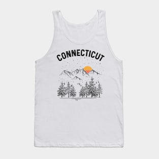 Connecticut State Vintage Retro Tank Top